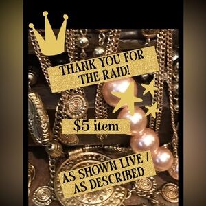 THANK YOU FOR THE RAID ! $5 ITEM